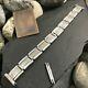 Rare Art Déco Sterling Silver 1930s Vintage Watch Band 5/8 Nos Amcraft Usa