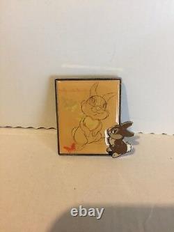 Rare Art Sketch Miss Bunny Disney Pin Le 250 Edition Limitée Bambi 2010