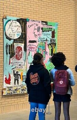 Rare Fondation Jean-michel Basquiat Brant 2019 Affiche D'exposition En Italien Nouveau