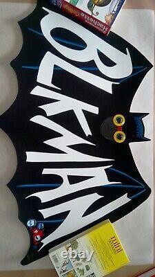 Rare Hebru Brantley Imprimer S/n Ltd Ed. Batman