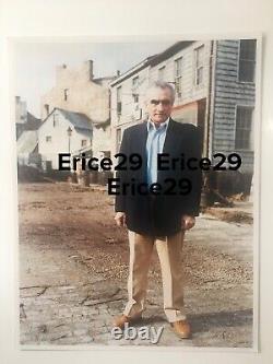 Rare Martin Scorsese sur le plateau de tournage 11 x 14 photographie par Simon Watson