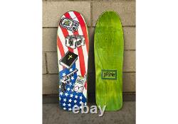 Rare Prime Jason Lee Blind American Icons Skateboard Deck Signé Mckee Art 90s