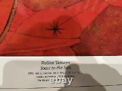 Rare RUFINO TAMAYO + 1952 Impression signée Limited Edition New Gold 22x26.5