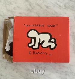 Rare Red Box Vintage Keith Haring Pop Up Bébé Gonflable Nouveau Dans La Boîte