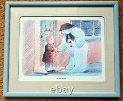 Rare The Snowman Come Inside Limited Edition Série D'impression Manuscrite N° 386