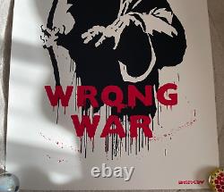 Rare West Country Prince Limited Edition Imprimée 8/750 Banksy Wrong War