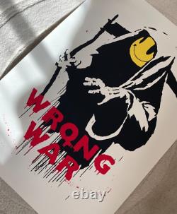 Rare West Country Prince Limited Edition Imprimée 8/750 Banksy Wrong War