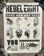 Rebel Eight 8 X Mike Giant Drawing Test Print 2010 Rare 18x24 New
Rebel Eight 8 X Mike Giant Épreuve De Dessin Test 2010 Rare 18x24 Neuf