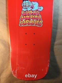 Santa Monica Airlines Natas X Burrito Breath Skateboard Deck Sma Rare Red Dip