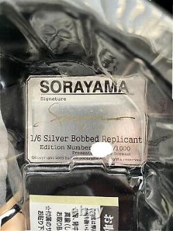 Sorayama 3d Art 1/6 Silver Bobbed Replicant Pvc Statue 2005 Hajime Rare Limited