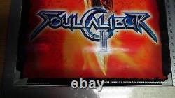 Soul Calibur 2 Arcade Video Game Side Art-set De 2-new Orignal-not Repro- Rare
