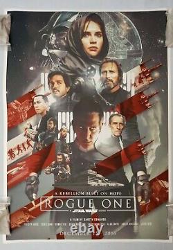 Star Wars Rogue One Affiche D'art Cinématographique Rare