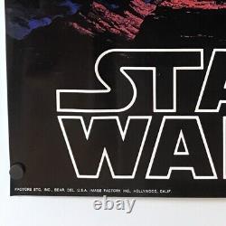 Star Wars UN NOUVEL ESPOIR Affiche originale de film RARE de 1977 20 X 28 Art de Hildebrandt