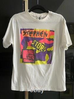T-shirt Stephen Sprouse Super Rare Avec Imprimé Camouflage Andy Warhol Vintage 1987