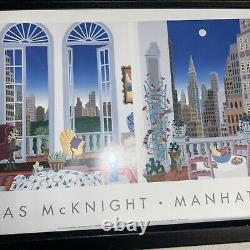 Thomas McKnight Manhattan Impression d'art par Chalk And Vermilion 1995 Rare Mcm