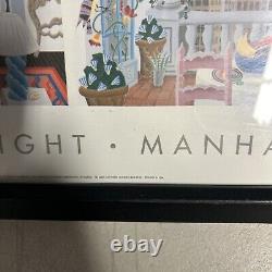 Thomas McKnight Manhattan Impression d'art par Chalk And Vermilion 1995 Rare Mcm