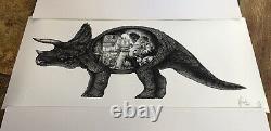 Ultra Rare Jurassic Park Nedry's Revenge Signé Paul Jackson Art Print 117/250