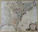 Une Carte Nouvelle Et Précise Des Dominions Britanniques En Amérique-kitchin 1766-rare