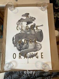 Une orange mécanique - Affiche de film en édition limitée de Stanley Kubrick pour Mondo