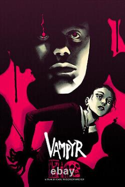 Vampyr (Becky Cloonan) Affiche Mondo en édition limitée RARE