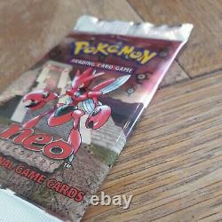 Wotc 2001 Pokemon Neo Discovery Booster Pack D'art Scizor Scellé En Usine