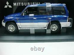 Wow Extremely Rare Mitsubishi Pajero Suv Lwb 4wd Rhd 1998 Blue 118 Auto Art