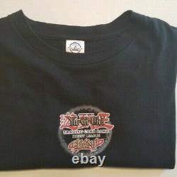 Yu Gi Oh Vintage Anime Mens Shirt Black Hobby League Champ Tcg XL Akira 1996