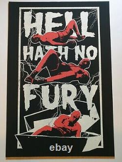(rare) Tyson Fury Tirage D'art Par L'artiste Graffiti Aib (hell-hath-no-fury)